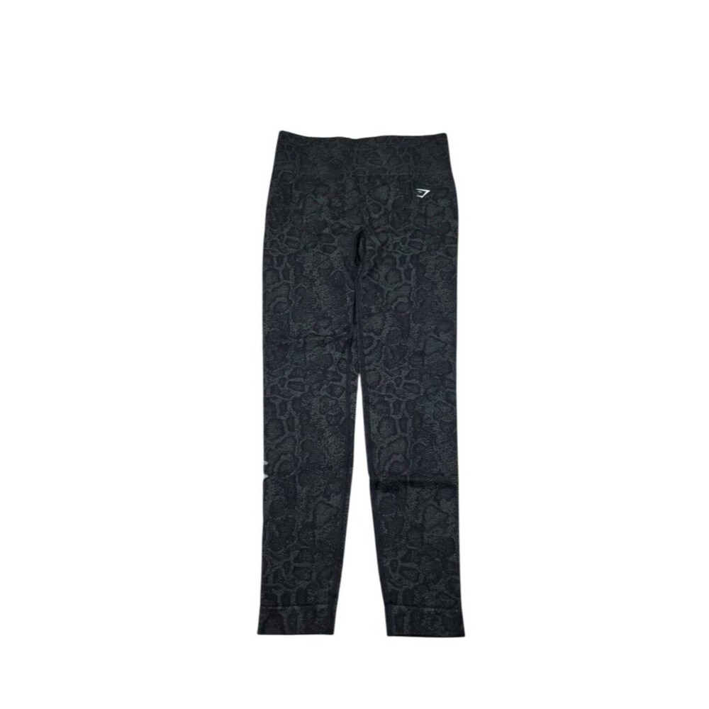 Gymshark Adapt Animal Seamless Leggings Urban Grey Black Women's Size Medium